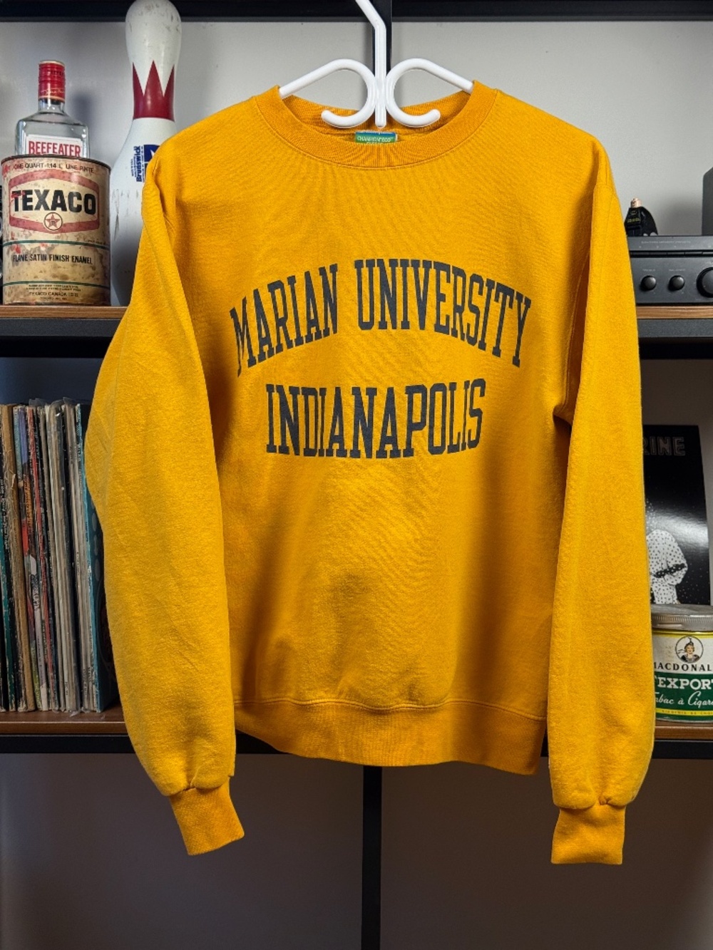 Vintage 00S Y2K Champion ECO FLEECE Marian university Indianapolis size Small